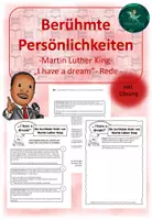 Vorschau - Arbeitsblätter - Komplettpaket Martin Luther I Menschenrechte I Rassismus - Deckblatt