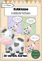 Vorschau - Bildkarten - Kuhklasse 30 Lobkärtchen - Deckblatt