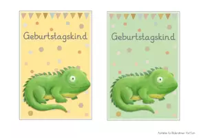 Vorschau - Bildkarten - Leguanklasse Geburtstagsschilder - Seite 3