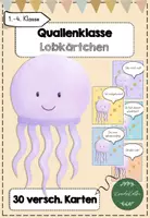 Vorschau - Bildkarten - Quallenklasse 30 Lobkärtchen - Deckblatt