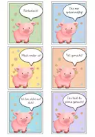 Vorschau - Bildkarten - Schweinchenklasse 30 Lobkärtchen - Seite 2