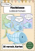 Vorschau - Bildkarten - Fischklasse 30 Lobkärtchen - Deckblatt