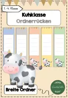 Vorschau - Bildkarten - Kuhklasse Ordnerrücken - Deckblatt