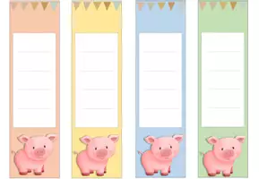 Vorschau - Bildkarten - Schweinchenklasse Ordnerrücken - Seite 2