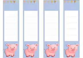 Vorschau - Bildkarten - Schweinchenklasse Ordnerrücken - Seite 3