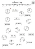 Vorschau - Stundenentwürfe - Uhr - Einführung Klasse 1 (Volle Stunden) - Seite 3