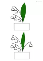 Vorschau - Arbeitsblätter - Zählen (und Rechnen) 1-10 mit Maiglocken - Seite 2