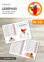 Vorschau - Arbeitsblätter - Milos Lesepass (doppelseitig, Klasse 1/2) - Deckblatt