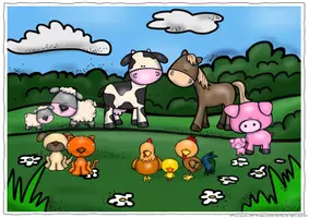 Vorschau - Arbeitsblätter - Englisch in der Grundschule - farm animals - Seite 2