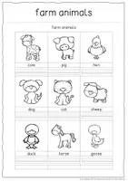 Vorschau - Arbeitsblätter - Englisch in der Grundschule - farm animals - Seite 3