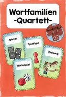 Vorschau - Spiele - Wortfamilien Quartett - Deckblatt