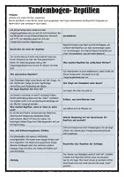 Vorschau - Aufgabenkarten - Tandembogen Reptilien zur Wissensüberprüfung - Seite 3