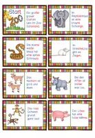 Vorschau - Spiele - Lese- Domino Thema Zoo für die 1. & 2. Klasse - Seite 2