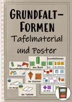Vorschau - Arbeitsblätter - Materialpaket Falten und Faltformen Werken/ Gestalten - Deckblatt