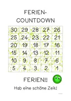 Vorschau - Poster - FERIENCOUNTDOWN - nur noch 30 Tage! - Seite 1