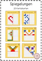 Vorschau - Arbeitsblätter - Materialpaket Geometrie Spiegelungen - Deckblatt