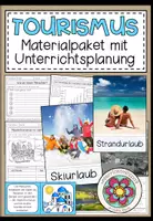 Vorschau - Stundenentwürfe - Tourismus – Reisen, Tourismusformen und nachhaltiger Tourismus | Erdkunde Materialpaket 6.–7. Klasse - Deckblatt