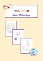 Vorschau - Mal- und Bastelvorlagen - Ostereier (Aus-)Malvorlage und Bilder #Homeschooling - Deckblatt