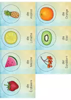 Vorschau - Fördermaterial/Inklusion - Wortkarten Obst - DaZ/Anfangsunterricht - Seite 3