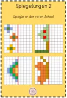 Vorschau - Bildkarten - Spiegelungen Arbeitsblätter - Seite 2