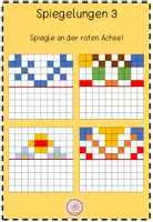 Vorschau - Bildkarten - Spiegelungen Arbeitsblätter - Seite 3