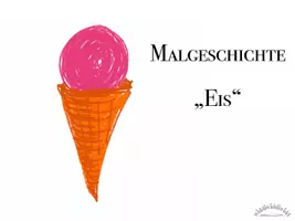 Vorschau - Mal- und Bastelvorlagen - Malgeschichte / rhythmisches Zeichnen „EIS“ (Querformat zum Einlaminieren; für Beamer/Tablet) - Seite 3