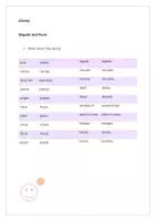 Vorschau - Arbeitsblätter - English: Singular and plural nouns with solution II - Seite 2