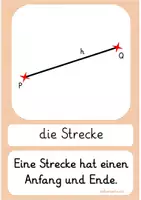 Vorschau - Fördermaterial/Inklusion - Tafelmaterial Lagebeziehungen -Gerade, Strecke, Senkrechte, Parallele- - Seite 1