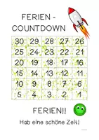 Vorschau - Poster - FERIENCOUNTDOWN - nur noch 30 Tage! - Deckblatt