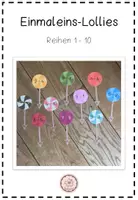 Vorschau - Bildkarten - Einmaleins-Lollies Reihen 1-10 - Deckblatt
