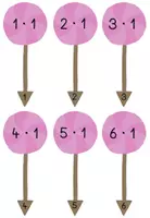 Vorschau - Bildkarten - Einmaleins-Lollies Reihen 1-10 - Seite 1