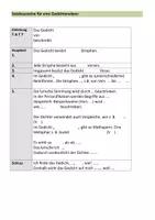 Vorschau - Arbeitsblätter - Satzbausteine Gedichtanalyse (3 Niveaus) - Seite 3