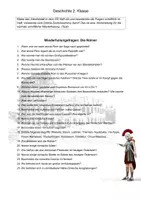 Vorschau - Arbeitsblätter - Die Römer - Wiederholungsfragen - Deckblatt