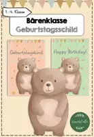 Vorschau - Mal- und Bastelvorlagen - Bärenklasse Materialpaket - Seite 1
