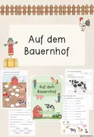 Vorschau - Arbeitsblätter - Auf dem Bauernhof: Arbeitsheft + Kartei - Seite 1