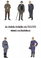 Vorschau - Stundenentwürfe - Gesamtpaket: Deutsche Geschichte von 1864-1945 durch 38 Karikaturen und Propagandaquellen (mit EWH) - Seite 1