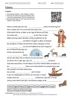 Vorschau - Arbeitsblätter - Lernposter + Arbeitsblatt zum Thema "Inuit" + Onlineübung & MP3 + Mindmap + Infografik - Seite 1