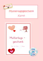 Vorschau - Bildkarten - 5 Muttertagsgeschenk - Karten - Deckblatt