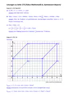 Vorschau - Fördermaterial/Inklusion - Quadervolumen (Lösungen zu Fokus Mathematik 6: Seite 173) - Deckblatt