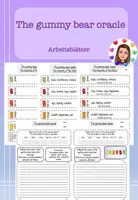 Vorschau - Arbeitsblätter - Arbeitsblatt: Das Gummibärchen-Orakel Englisch (gummy bear oracle; Lass die SuS sich gegenseitig die Zukunft vorhersagen!) - Deckblatt