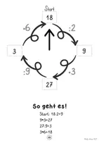 Vorschau - Arbeitsblätter - Rechenuhren - Addition und Multiplikation üben im ZR 100 (Einmaleins, Kopfrechnen) - Seite 2