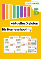 Vorschau - Arbeitsblätter - Musik Grundschule 🎶 Kinderlieder Quiz 5 mit Boomwhackers • virtuellem Xylofon • Soundbellows - Deckblatt