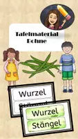 Vorschau - Präsentationen/Tafelbilder - Tafelmaterial zur Bohne mit Hintergrund - Deckblatt