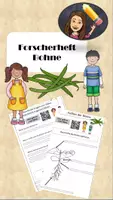 Vorschau - Unterrichtsreihen - Forscherheft die Bohne + Didaktische Hinweise - Deckblatt
