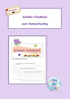 Vorschau - Arbeitsblätter - Materialpaket: Feedback Homeschooling + Steckbrief über mich + Muttertagsgeschenk - Deckblatt