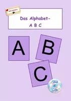 Vorschau - Poster - Das Alphabet - Buchstaben für Whiteboard - Deckblatt