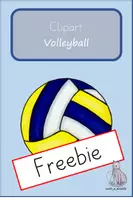 Vorschau - selbst erstellte Cliparts/Grafiken - such_a_doodle Clipart Volleyball Freebie - Deckblatt