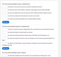 Vorschau - Arbeitsblätter - Participle Constructions / Participles - Interaktive Aufgaben (tw. 3-fach differenziert) - Seite 3