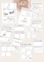 Vorschau - Arbeitsblätter - Wolf Forscherheft - Selbstlernheft rund um den Wolf als Wildtier - Seite 1