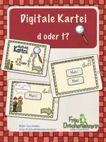 Vorschau - Spiele - Digitale Kartei - d oder t? - Deckblatt